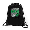 talk to myself fishing Drawstring Bags