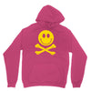 smiley pirate skull and crossbones Unisex Hoodie