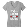 I Still Live With My Parents Women's V-Neck T-Shirt