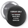 February Girls Pin-back button