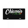 chicana with rose License Plate