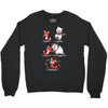 red fusion Crewneck Sweatshirt