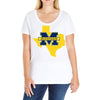 texas for michigan Ladies Curvy T-Shirt