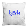 bjork Throw Pillow