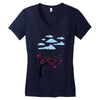 Tree Of Love Women's V-Neck T-Shirt