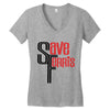 save ferrıs Women's V-Neck T-Shirt