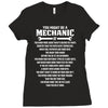 You Might Be A Mechanic If Ladies Fitted T-Shirt
