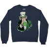st patricks day  uncle sam Crewneck Sweatshirt