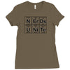 nerds unite Ladies Fitted T-Shirt