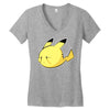 pikachu et boo Women's V-Neck T-Shirt