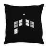 blue boxes Throw Pillow