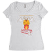 black meowgic Women's Triblend Scoop T-shirt