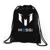 new lionel messi logo Drawstring Bags