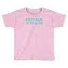west ham in the blood retro style new Toddler T-shirt