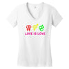 love is love Women's V-Neck T-Shirt