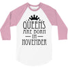 queens are born in november (2) 3/4 Sleeve Shirt