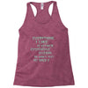 everything i like girls Racerback Tank