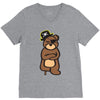 pirate bear V-Neck Tee