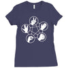 schere stein papier echse spock Ladies Fitted T-Shirt