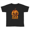 mad halloween pumpkin Toddler T-shirt