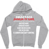 Smartass January Girl Zipper Hoodie