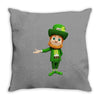 DABBİNG LEPRECHAUN Throw Pillow