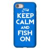 keep calm and fish on iPhone 8