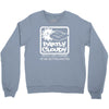 partly cloudy 100% getting wasted gift drugs drinking pissed bong fuun Crewneck Sweatshirt