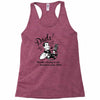funny dad Racerback Tank
