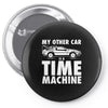 my other car is a time machine Pin-back button