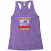i'm here because you broke something Racerback Tank