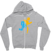 Portal Man Zipper Hoodie