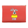 candy corn cutie for halloween Accessory Pouches