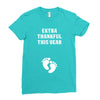 Extra Thankful This Year Ladies Fitted T-Shirt