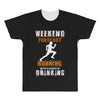 weekend forecast running All Over Men's T-shirt