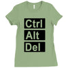 control alt delete Ladies Fitted T-Shirt