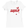 case ih farm butterfly Ladies Fitted T-Shirt