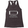 low battery Racerback Tank