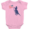 Patriotic T-Rex Baby Bodysuit