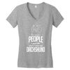 The More People I Meet The More I Love My Dachshund Gifts Women's V-Neck T-Shirt
