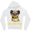 gryffindog pug Zipper Hoodie