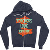 teachers love brains Zipper Hoodie