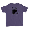 run the trap mens trap music t shirt dope swag hipster flosstradamus t Youth Tee
