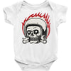 skull biker Baby Onesie