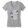 angry doctor Women's V-Neck T-Shirt