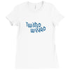 39. twisted wizard 019 Ladies Fitted T-Shirt