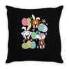 easter boxer Throw Pillow