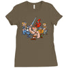 masters of the grimverse Ladies Fitted T-Shirt