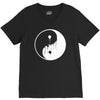 dripping ying yang V-Neck Tee