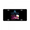yoga and wine License Plate